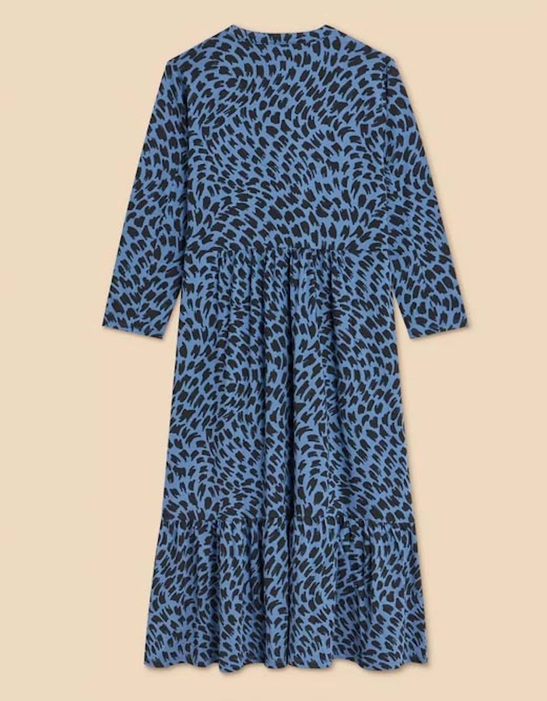 Petite Women's Naya Jersey Dress Blue Print