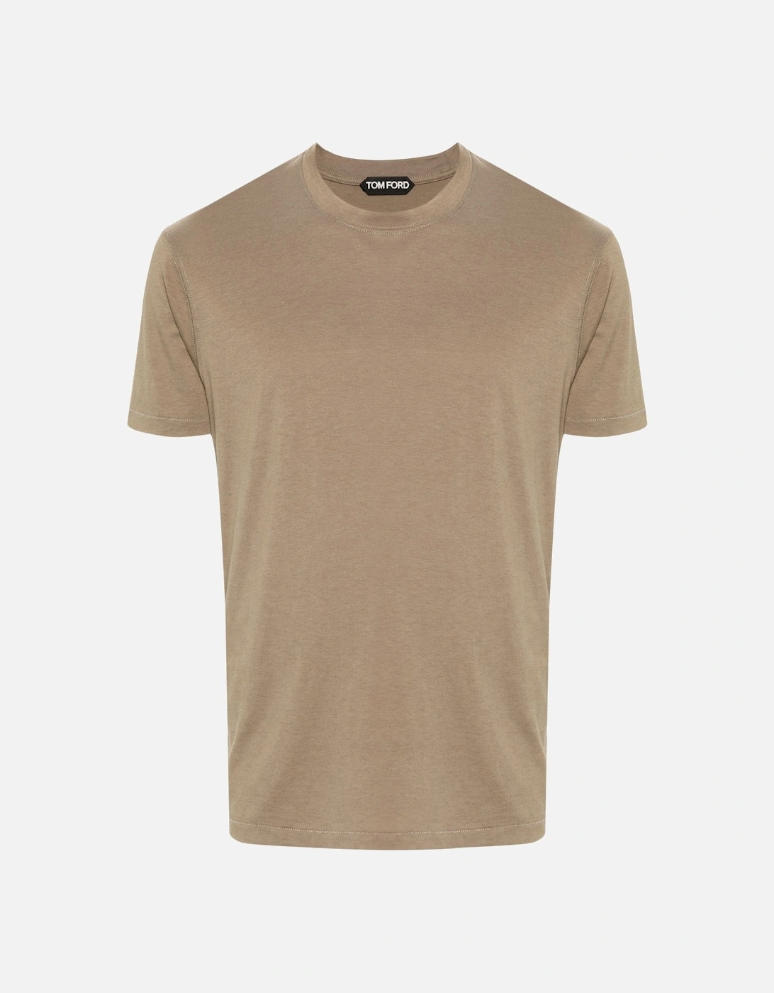 Lyocell Cotton T Shirt Khaki, 8 of 7