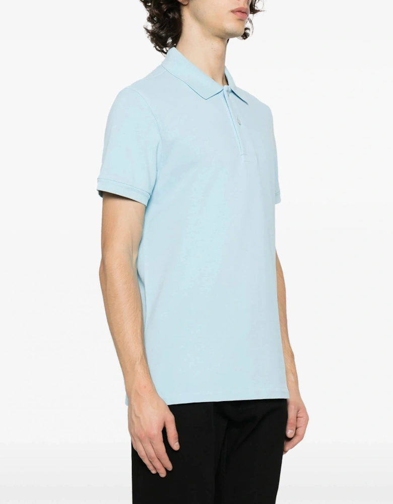 Tennis Piquet Polo Shirt Blue