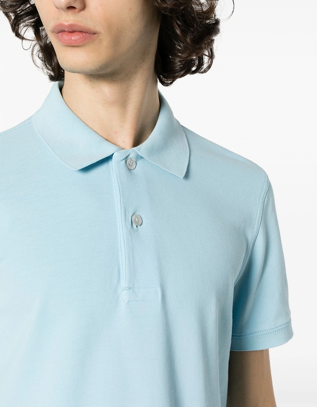 Tennis Piquet Polo Shirt Blue