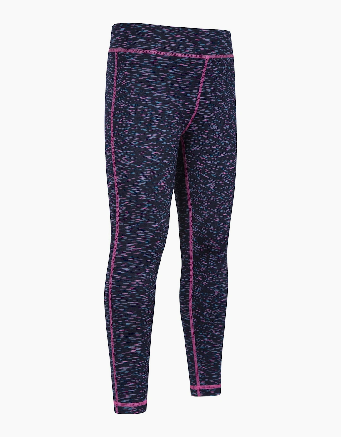 Mountain Warehouse Girls Navy Kayleigh Ii Space Dye Leggings - Size 13 Years Kids - Image 2