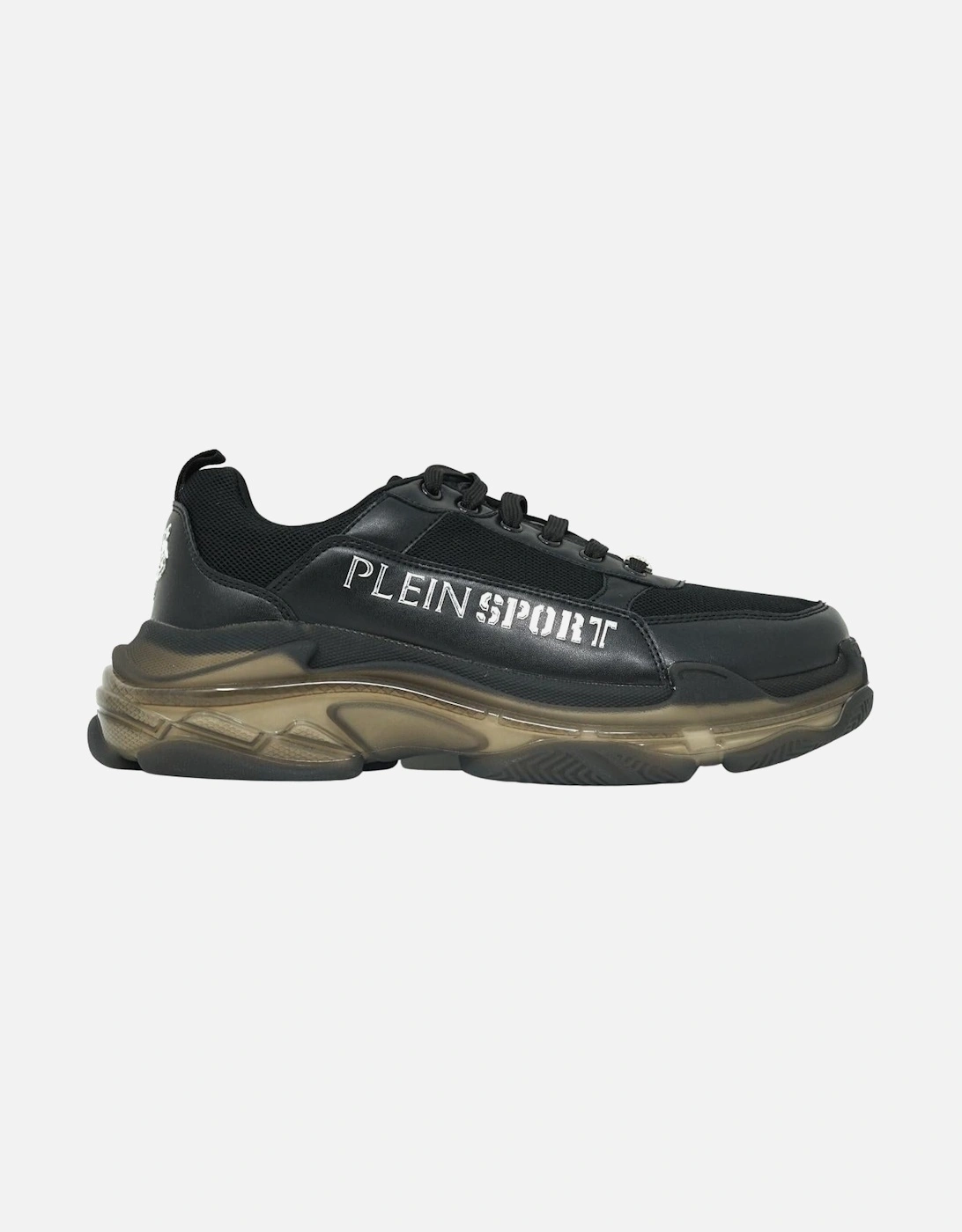 Plein Sport Brand Logo Black Sneakers, 5 of 4