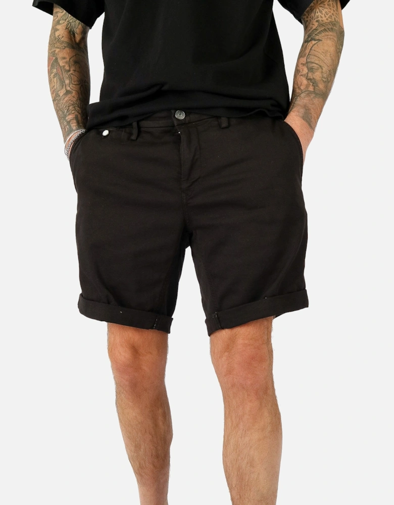 Benni Hyperflex Black Chino Short