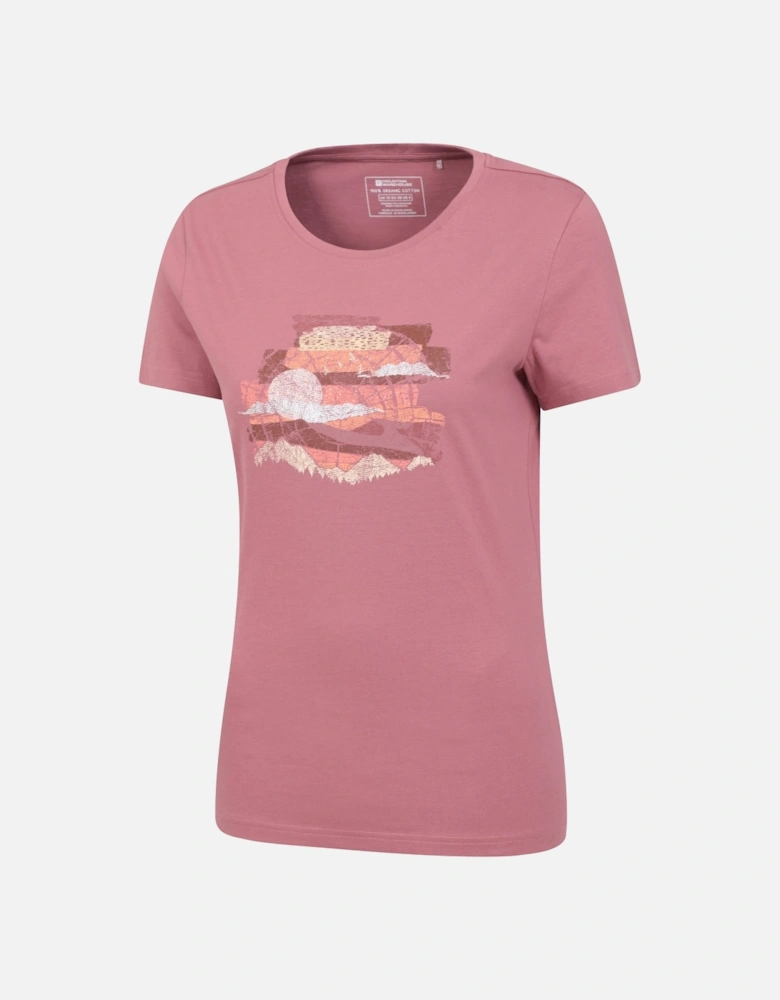 Womens/Ladies Landscape Organic T-Shirt