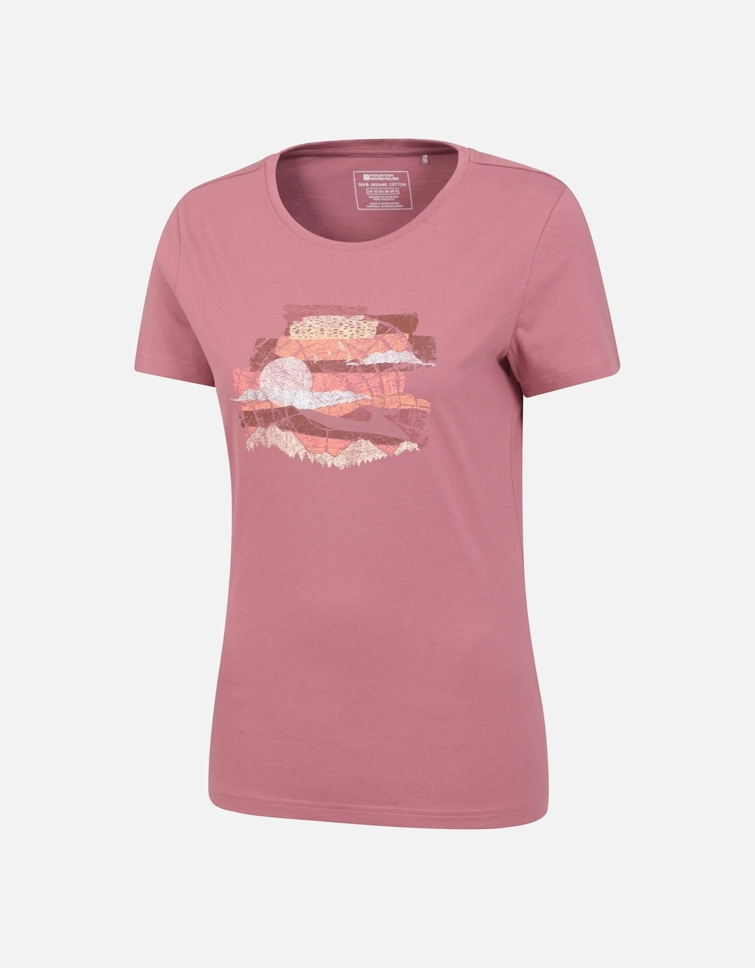 Womens/Ladies Landscape Organic T-Shirt