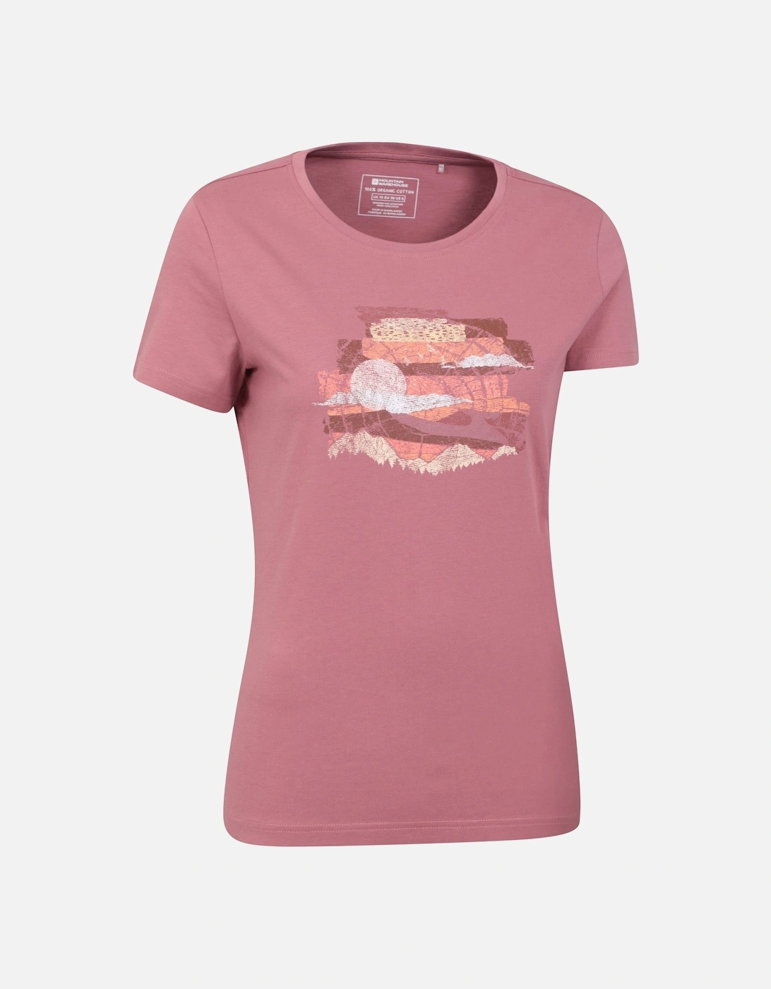 Womens/Ladies Landscape Organic T-Shirt