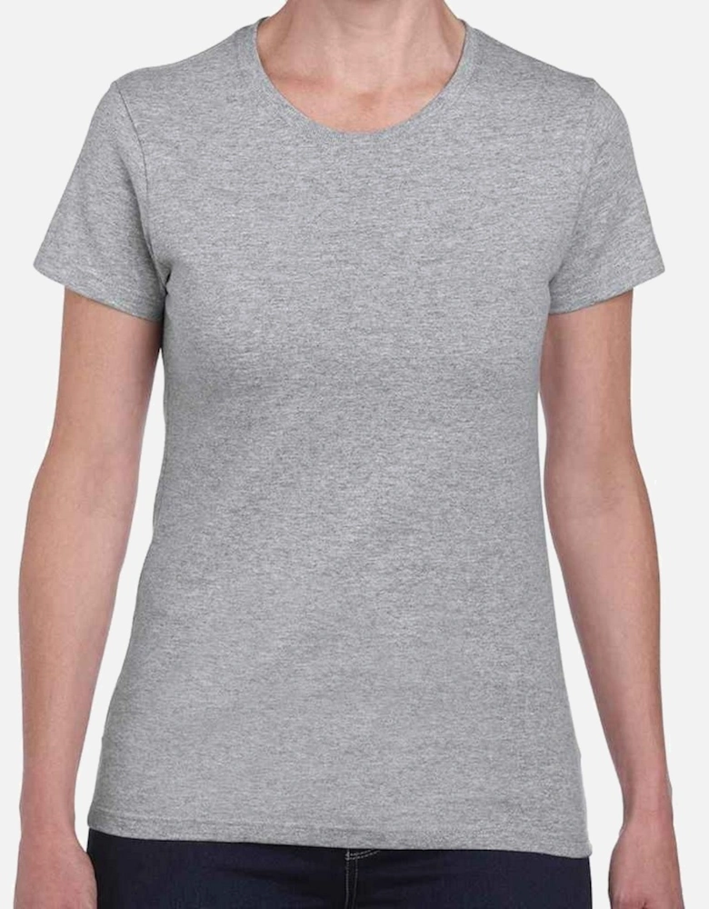 Womens/Ladies Heavy Cotton T-Shirt