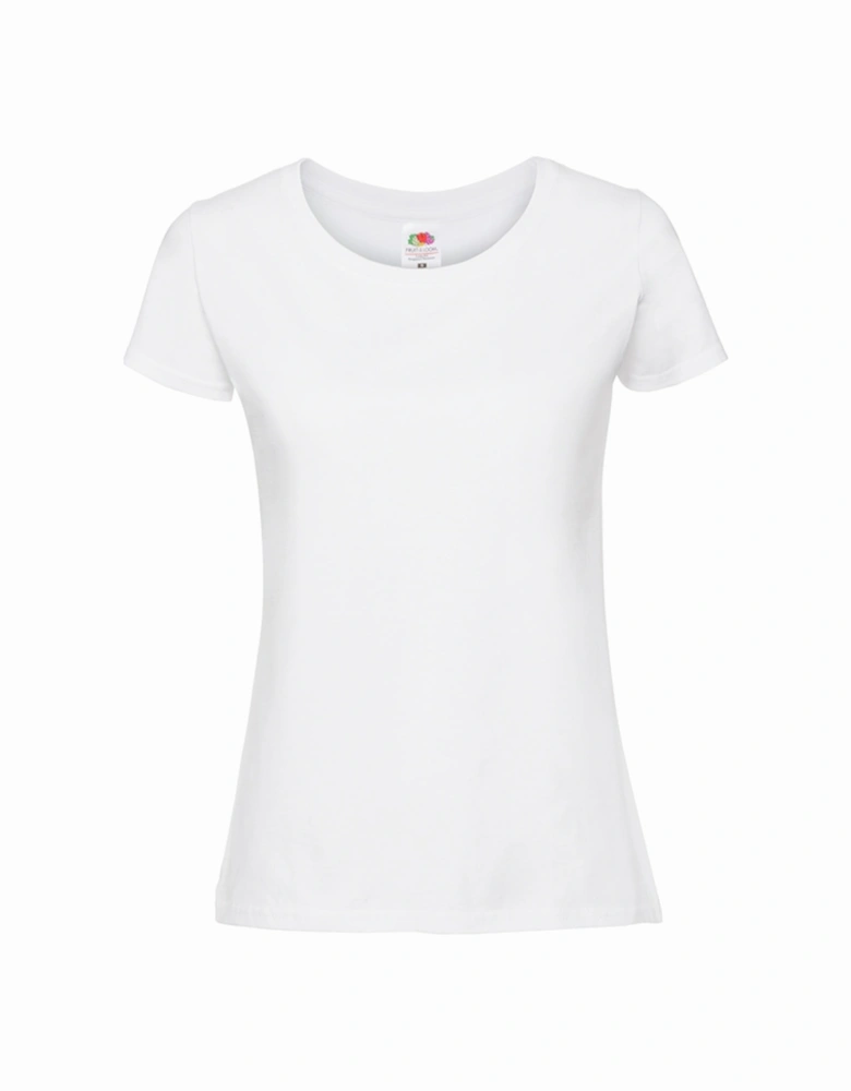 Womens/Ladies Premium Ringspun Cotton T-Shirt