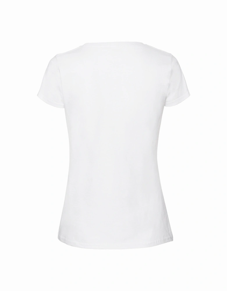Womens/Ladies Premium Ringspun Cotton T-Shirt