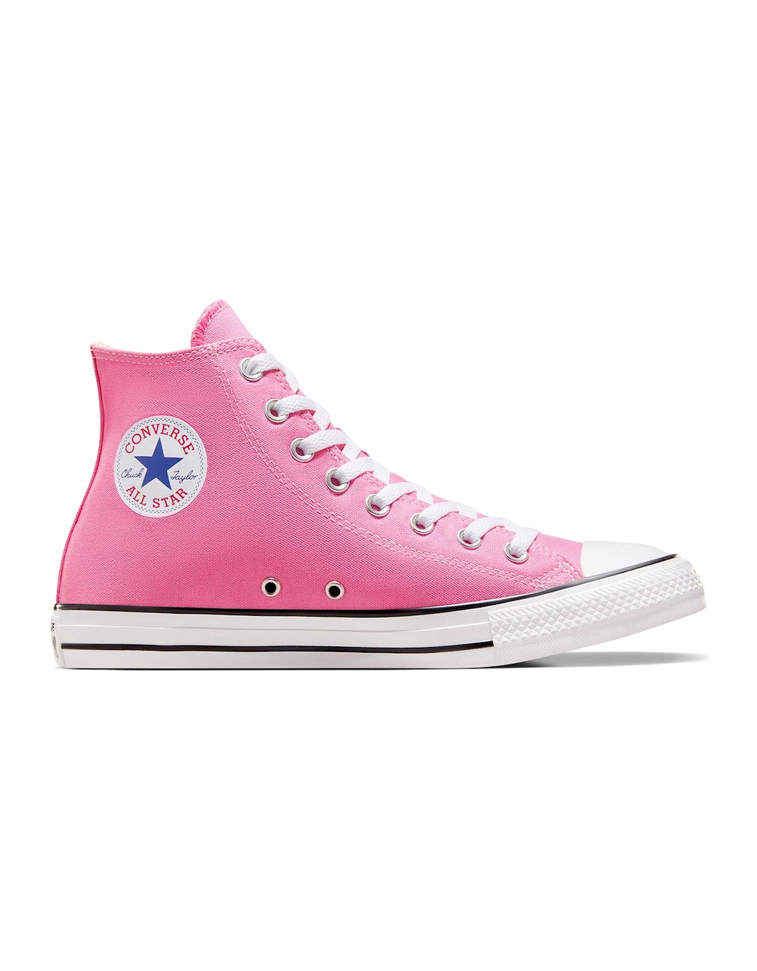 Womens Hi Top Trainers - Pink, 7 of 6