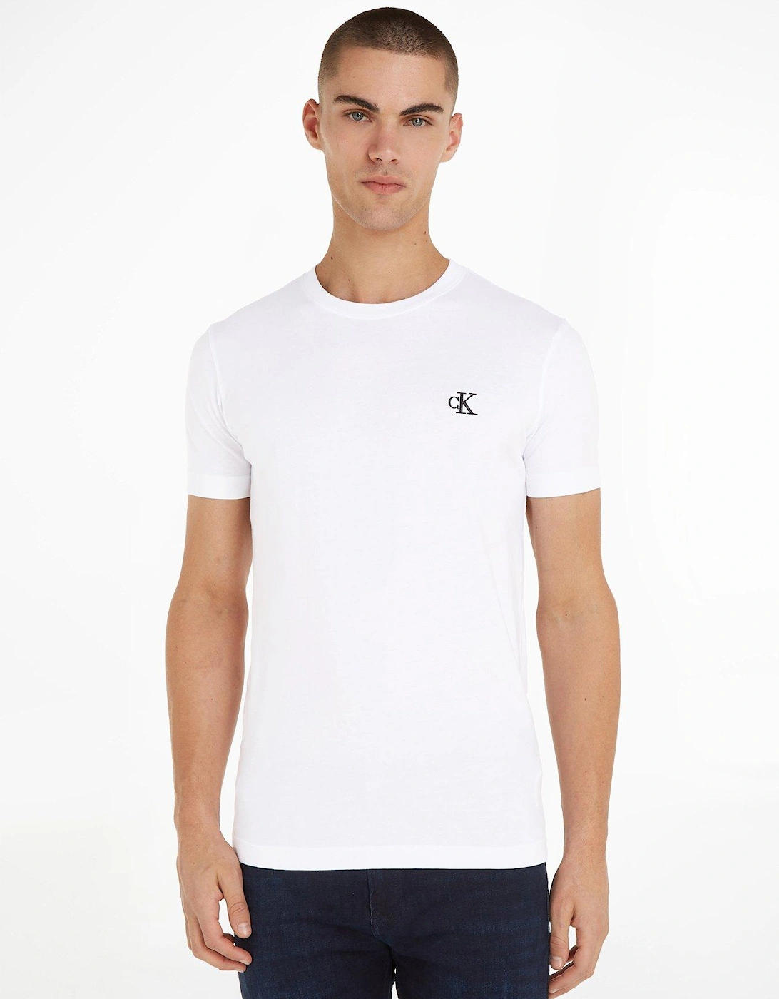 Ck Essential Slim T-Shirt - White, 2 of 1