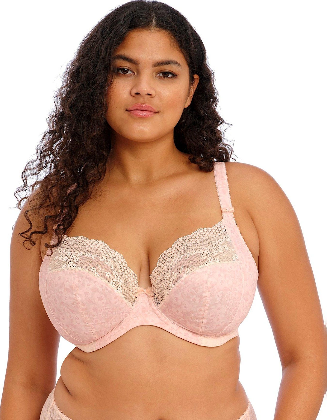 Lucie Underwired Plunge Bra - Pink, 4 of 3