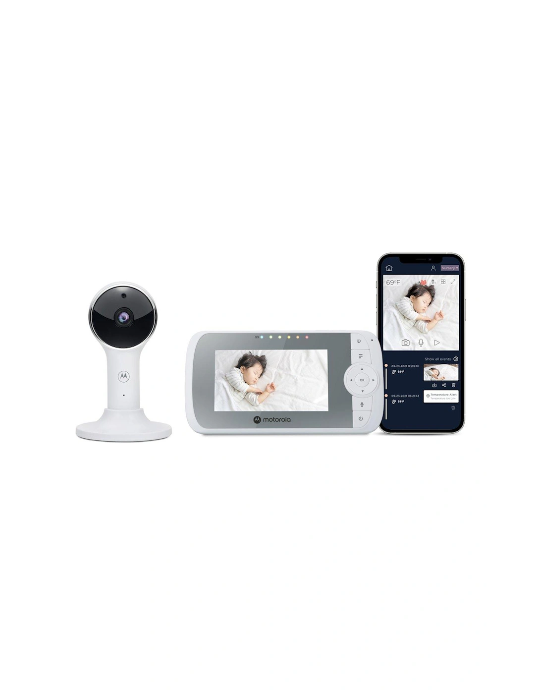 VM64 Smart Connect Wi-Fi Video Baby Monitor with Nursery App and 4.3" Parent Unit, 2 of 1