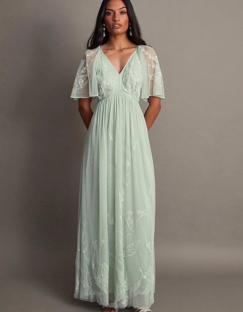 Kacia Emb Maxi Dress