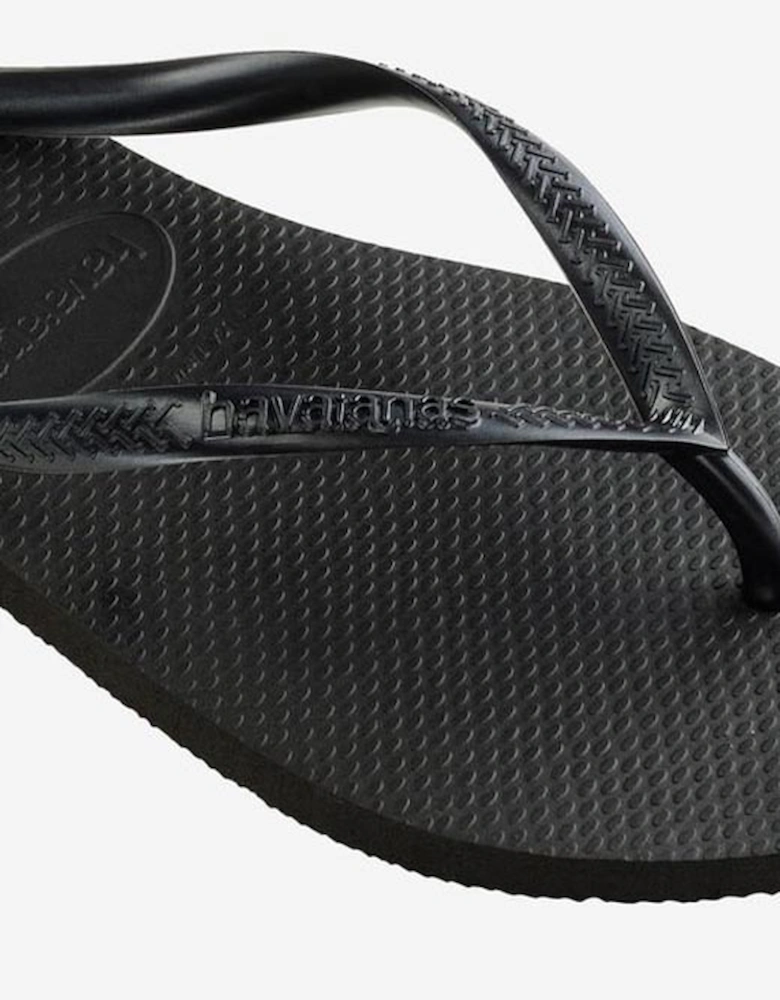 Women's Slim Flip Flops Black