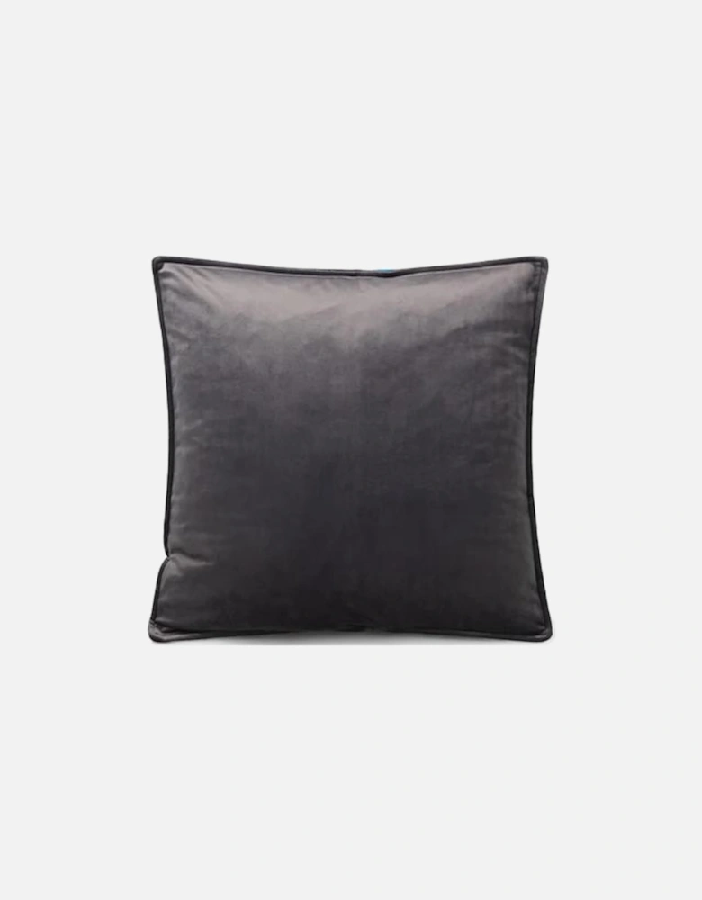 Square Cushion Velvet Charcoal