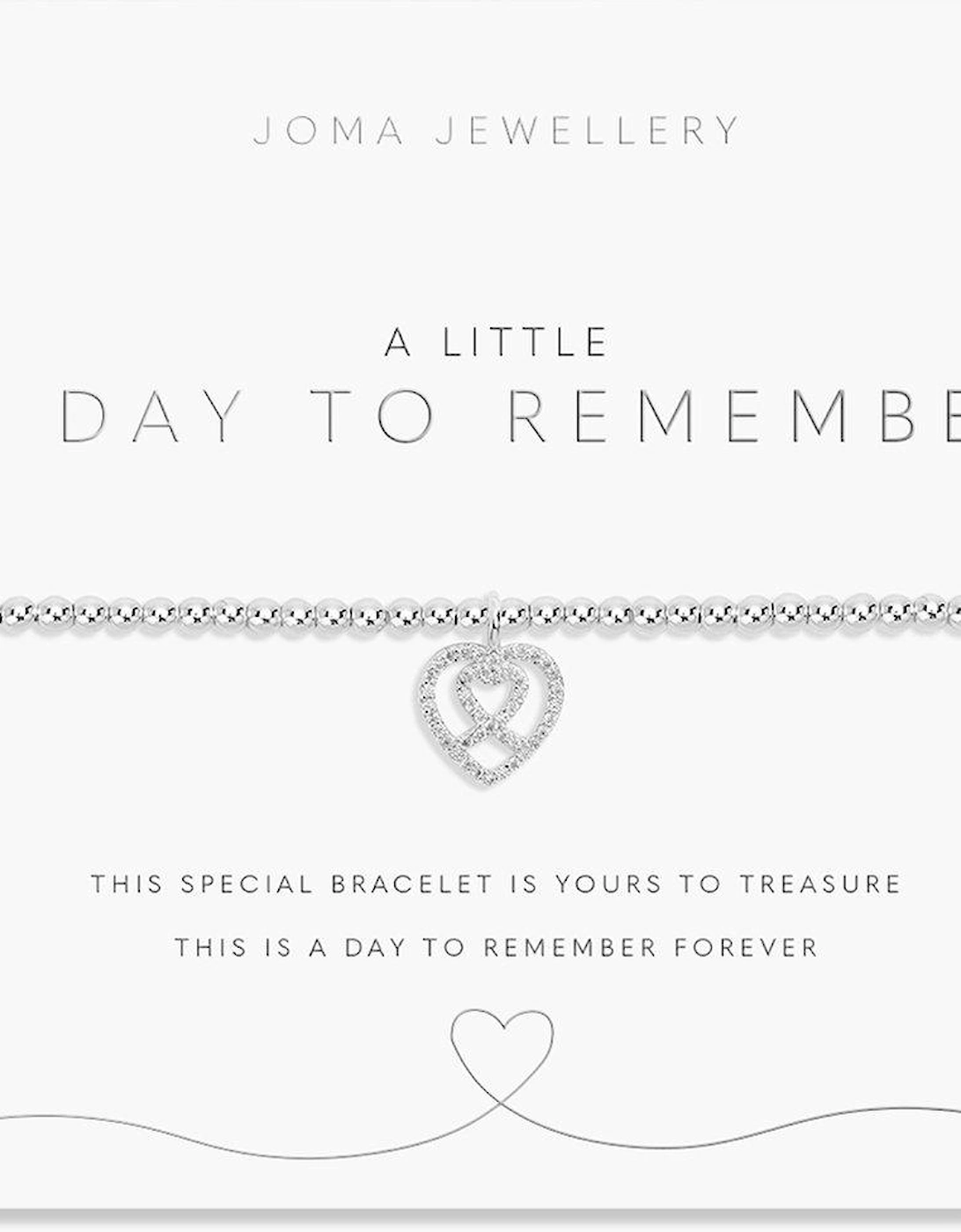 A LITTLE , A DAY TO REMEMBER , Silver , Bracelet , 17.5cm stretch, 2 of 1