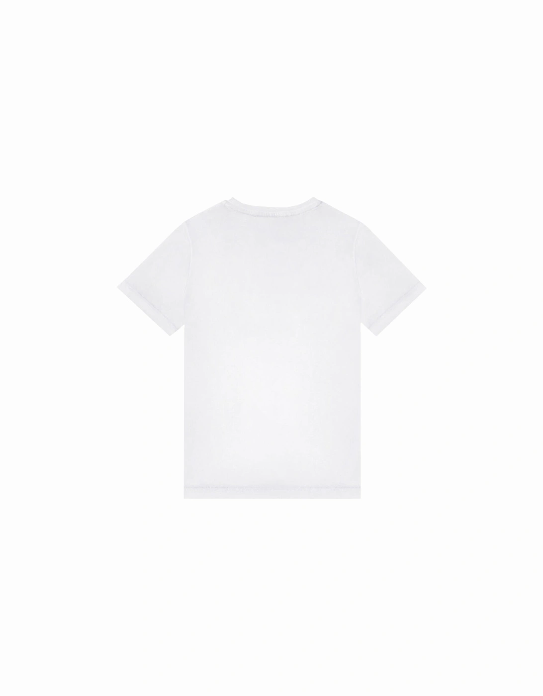 Boys Logo Embroidered T-Shirt White