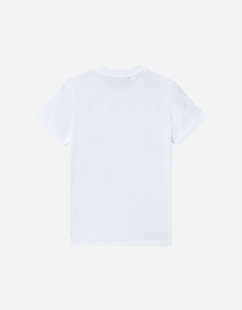 Boys Cotton Logo T-shirt White