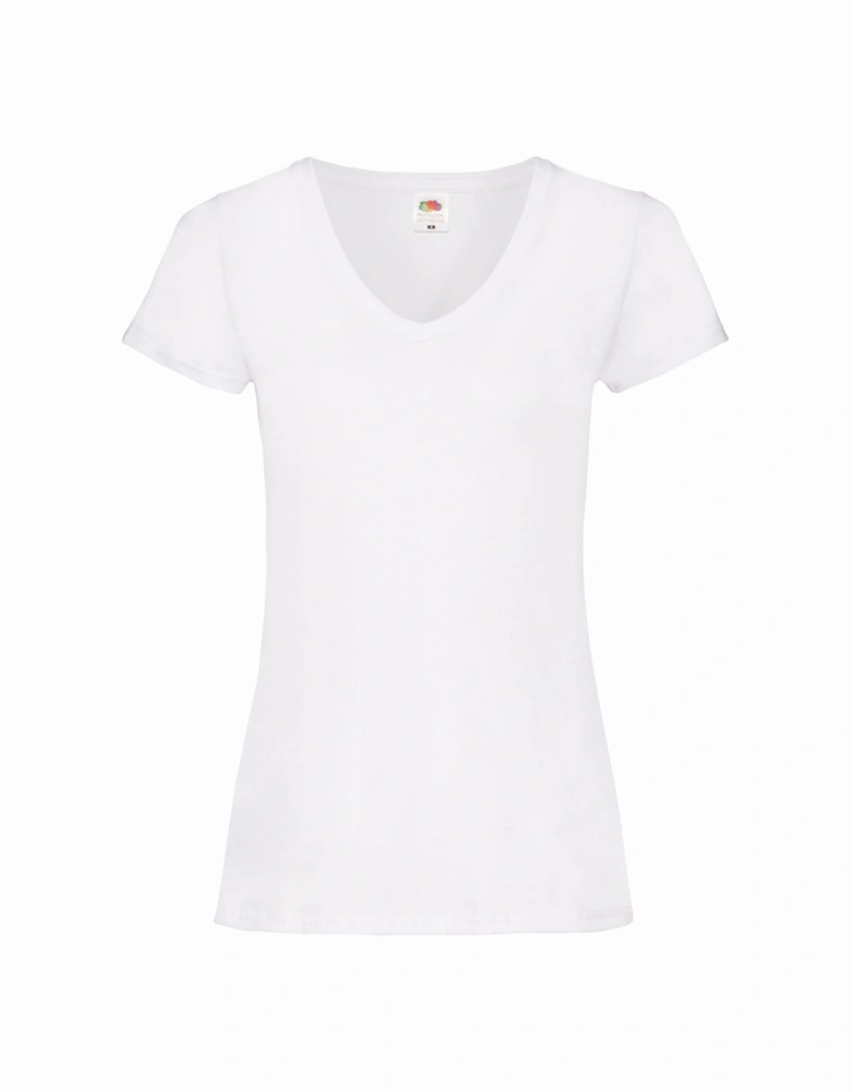 Womens/Ladies Valueweight V Neck Lady Fit T-Shirt