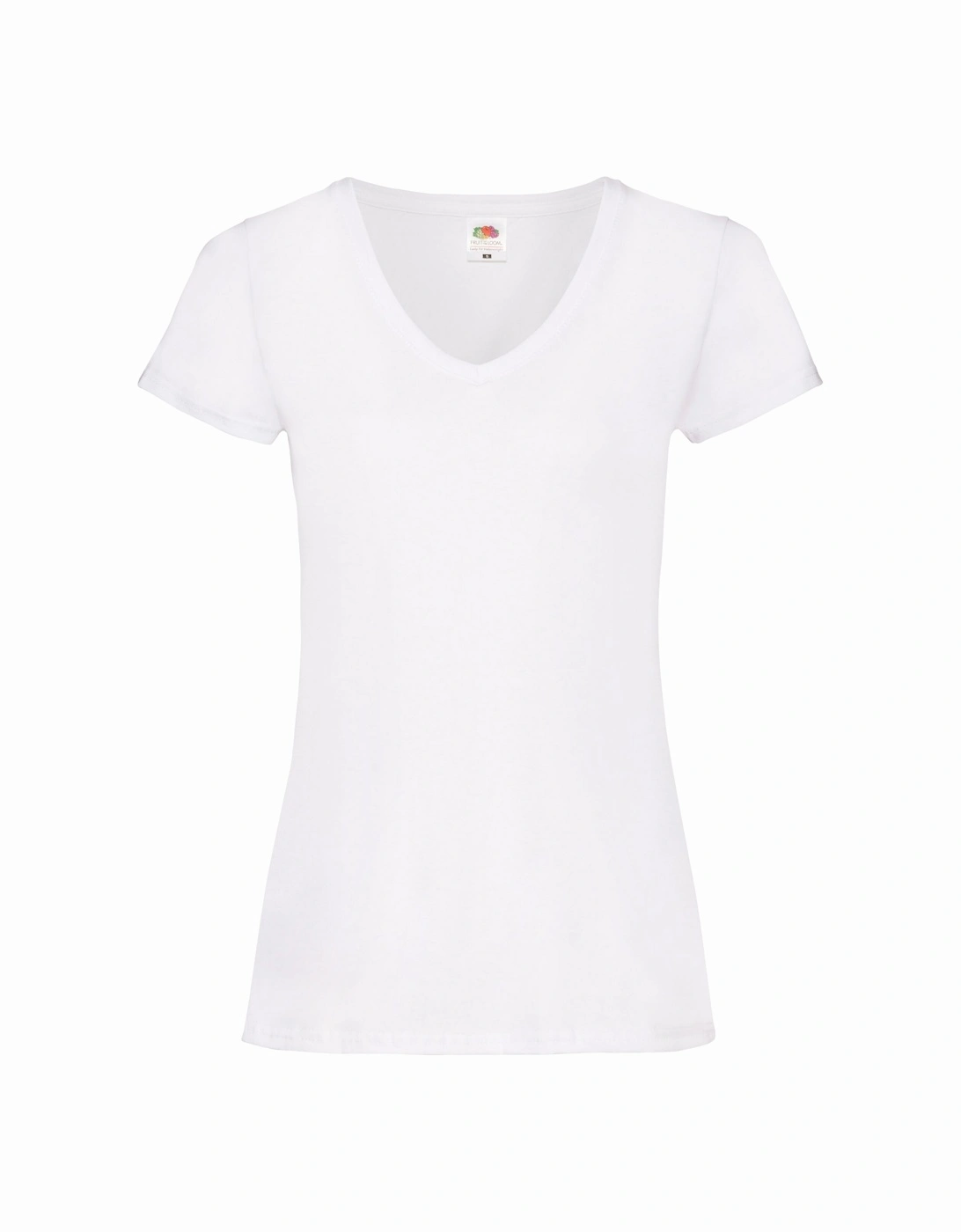 Womens/Ladies Valueweight V Neck Lady Fit T-Shirt, 4 of 3