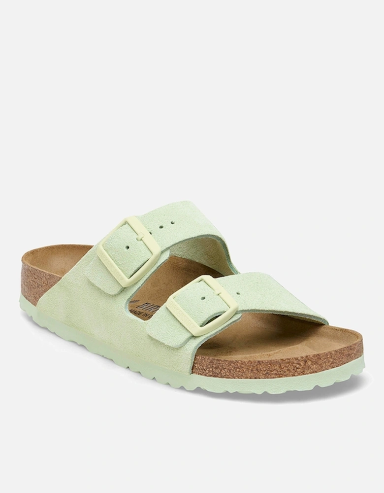 Birkenstock Women's Arizona Slim-Fit Suede Double-Strap Sandals