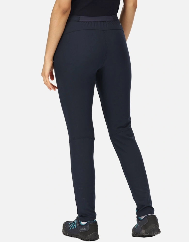 Womens Pentre Stretch Water Repellent Walking Trousers - Navy