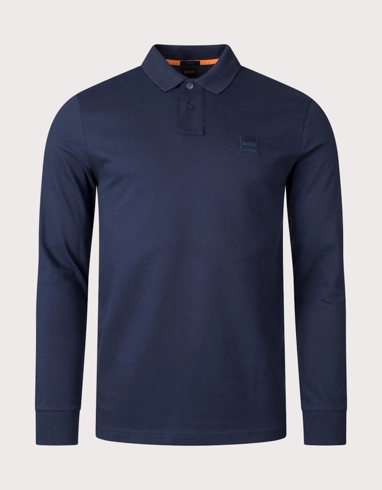 Slim Fit Passerby Long Sleeve Polo Shirt