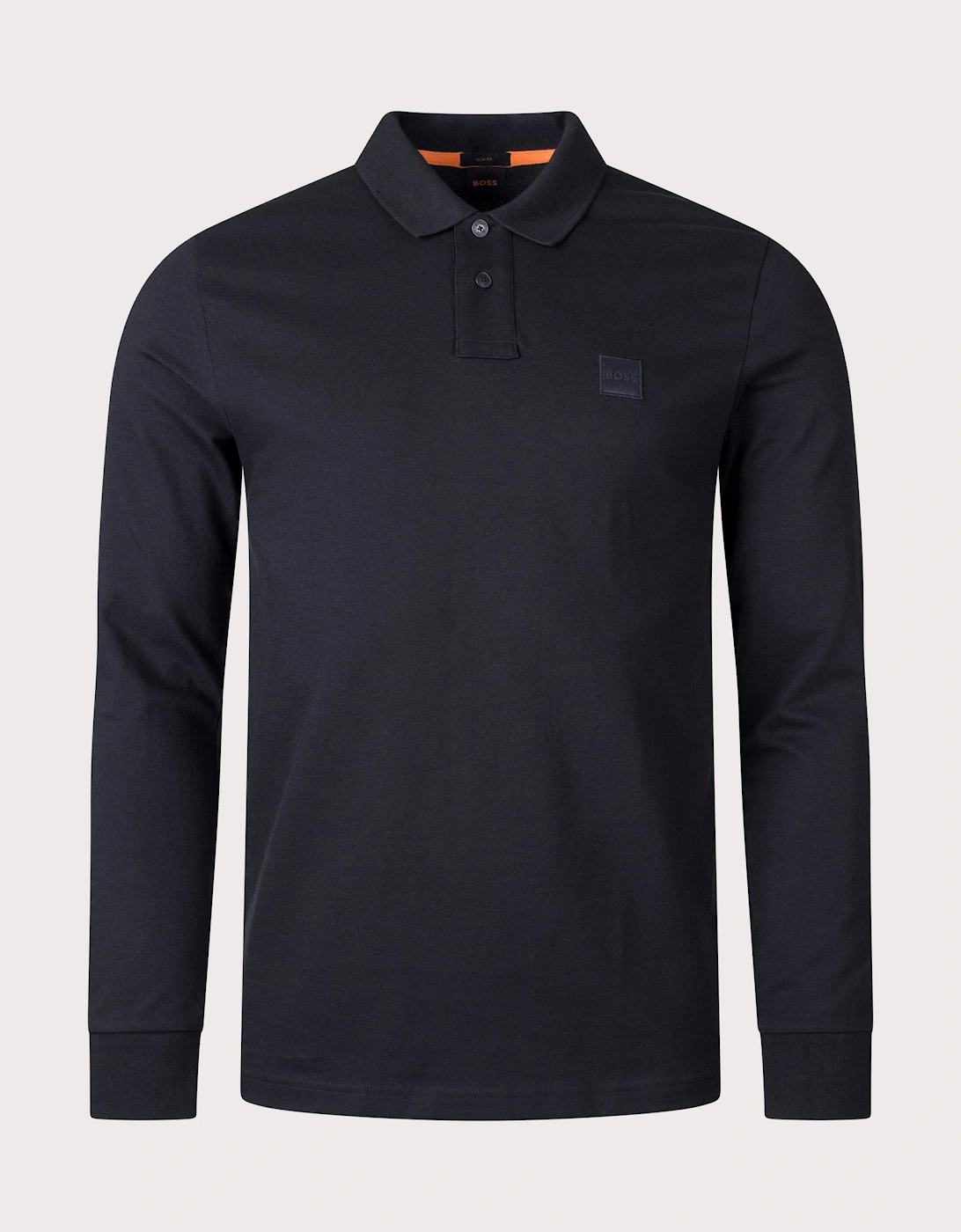 Slim Fit Passerby Long Sleeve Polo Shirt, 4 of 3