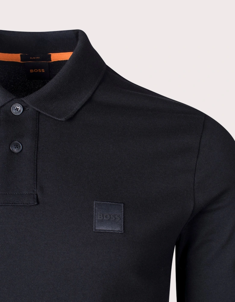 Slim Fit Passerby Long Sleeve Polo Shirt