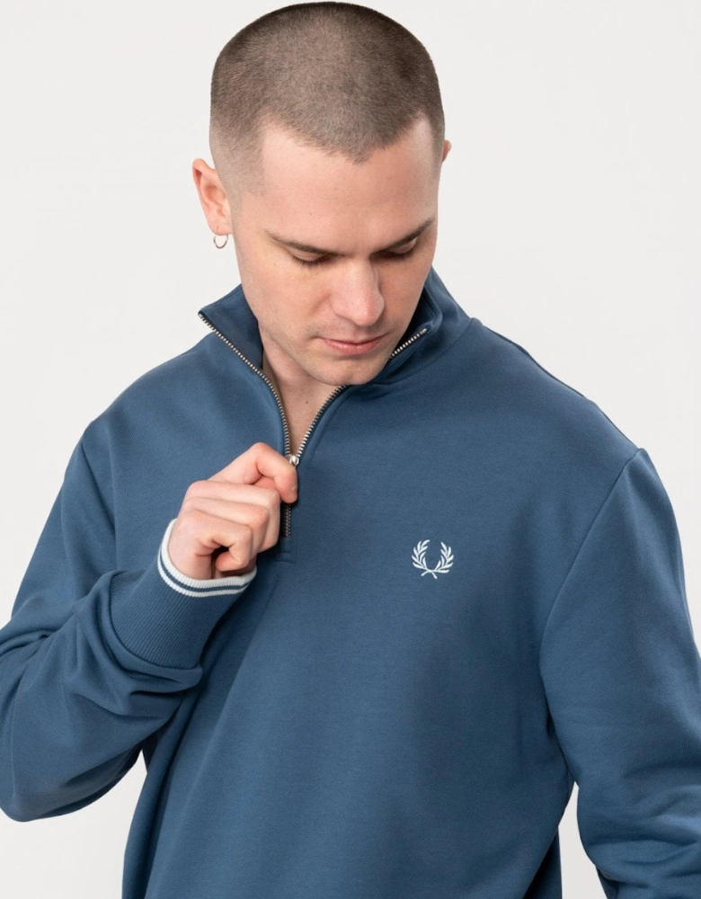 Mens Half Zip Sweatshirt