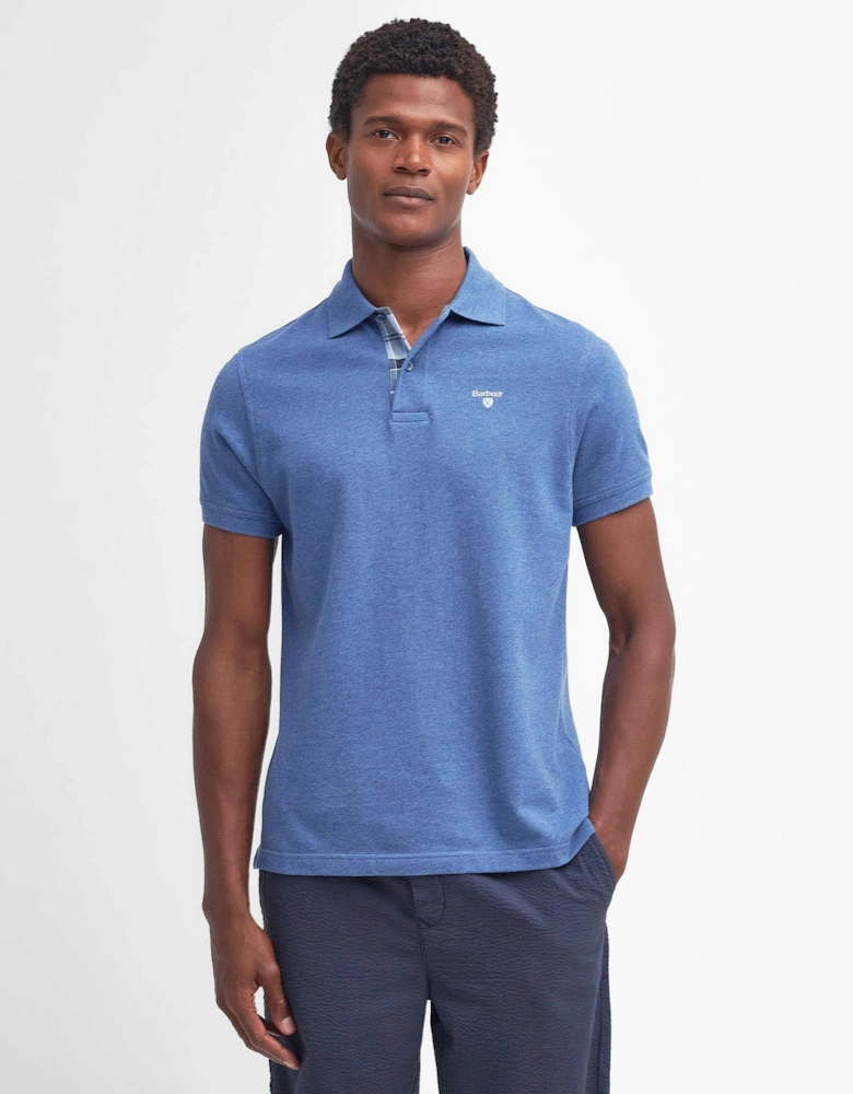 Tartan Pique Mens Polo