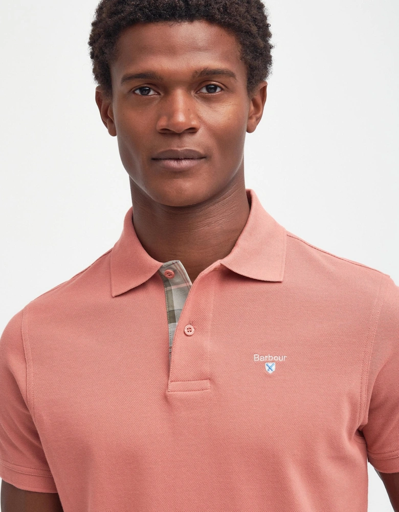 Tartan Pique Mens Polo