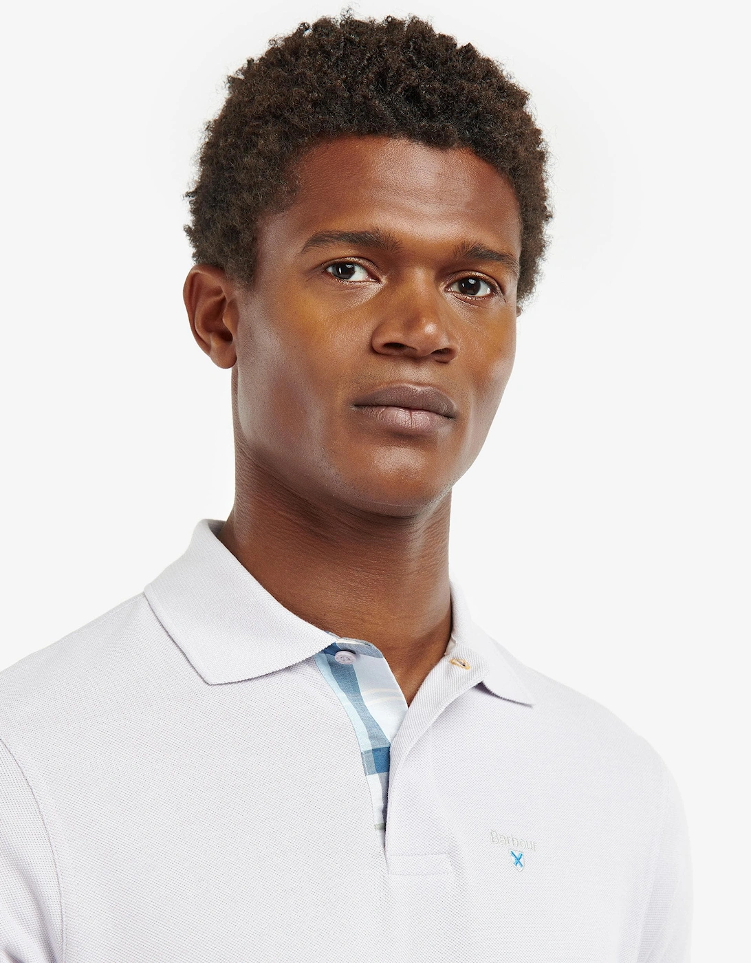 Tartan Pique Mens Polo