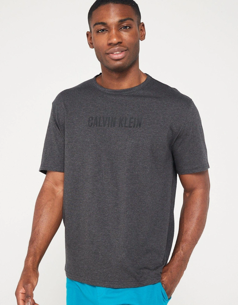 Loungewear Crew Neck T-Shirt - Dark Grey