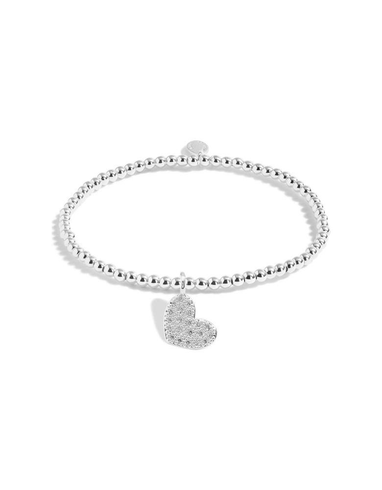 BRIDAL FROM THE HEART GIFT BOX , BRIDE , Silver , Bracelet , 17.5cm stretch
