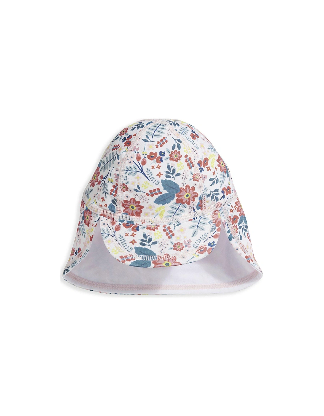 Baby Girls Floral Swim Hat - Pink, 2 of 1