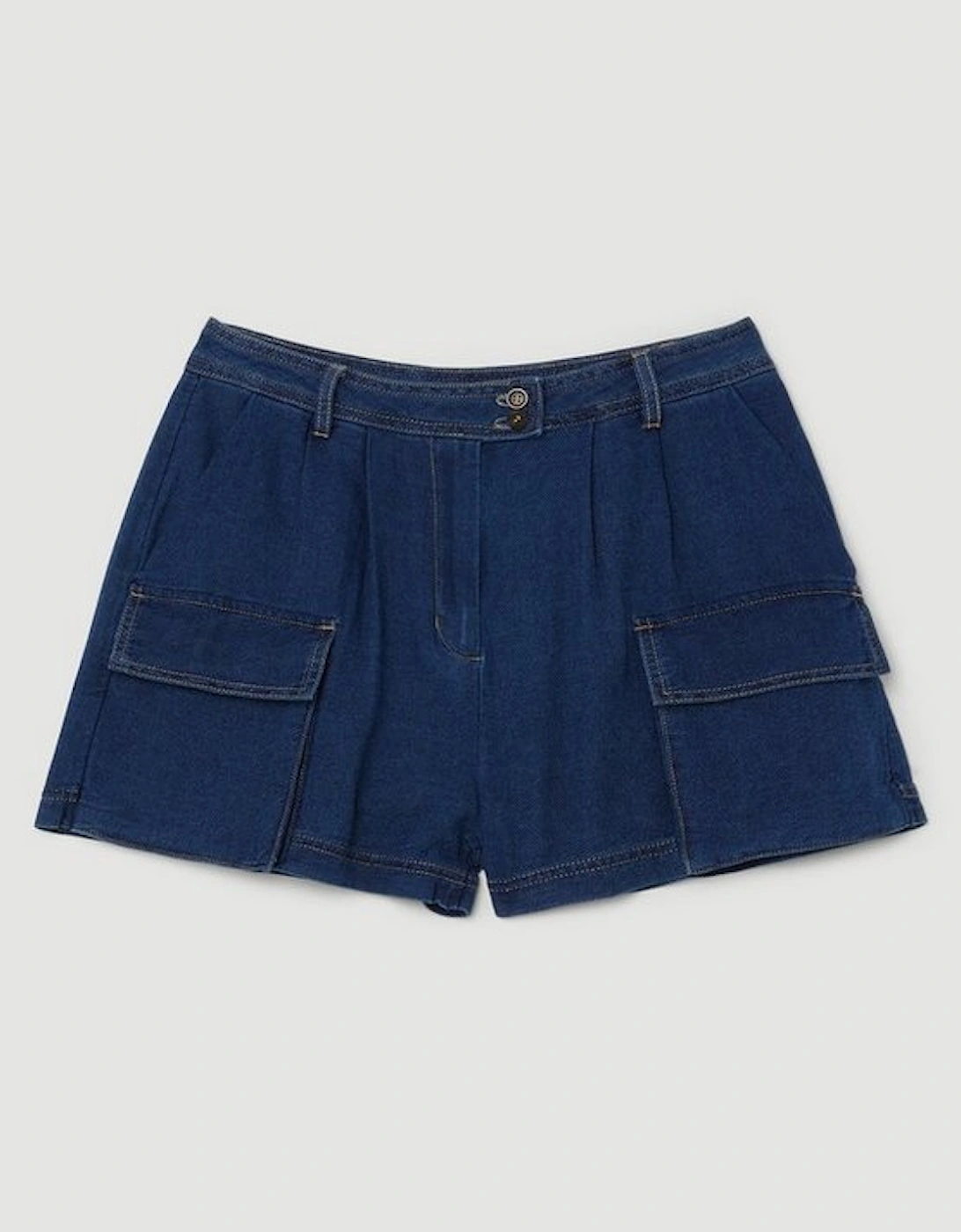 Tencel Denim Woven Shorts