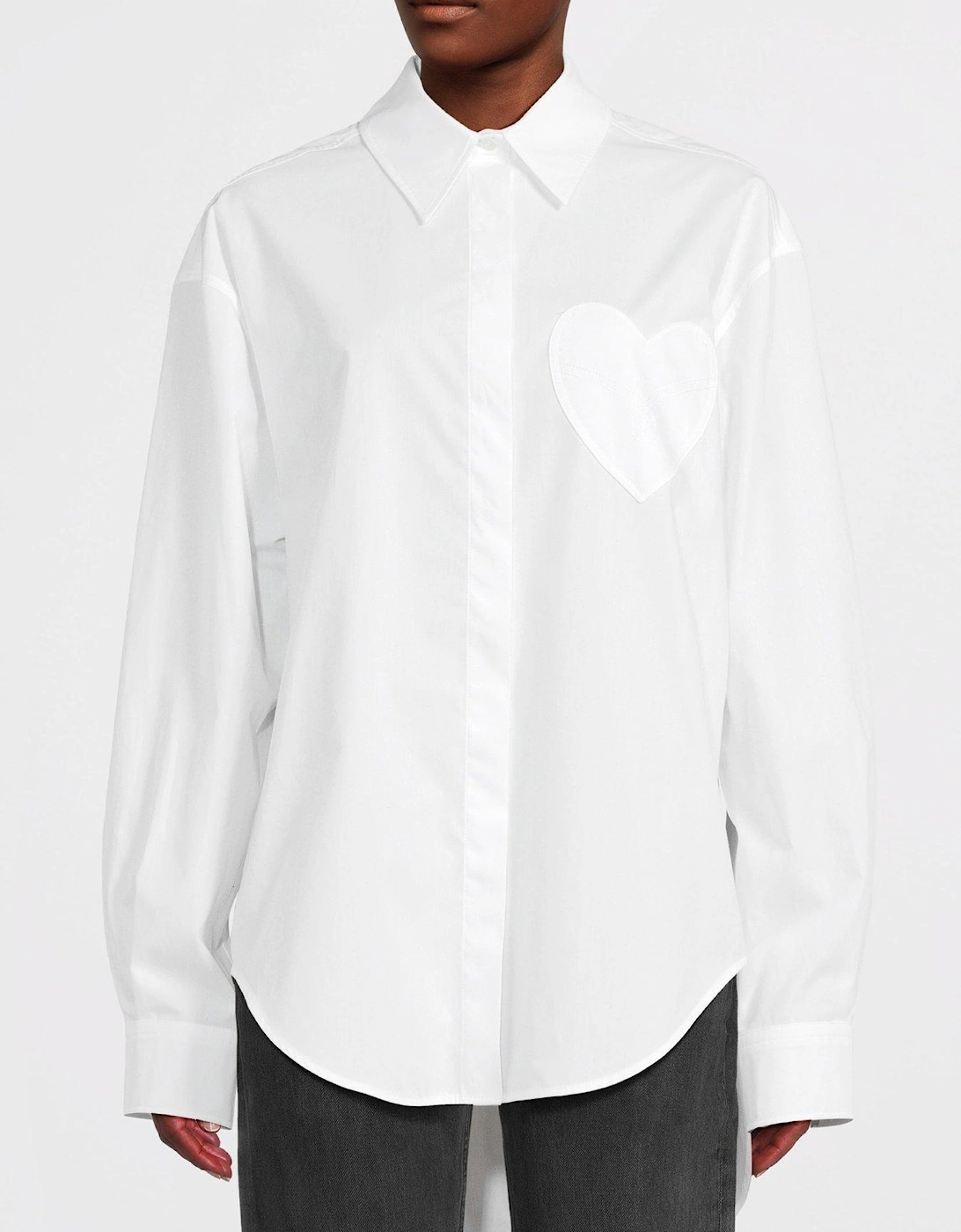 Tonal Heart Shirt - White, 6 of 5