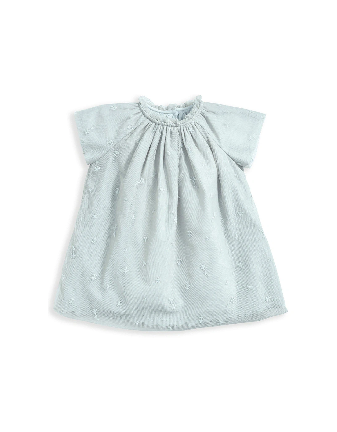 Baby Girls Embroidered Detail Dress - Green, 2 of 1