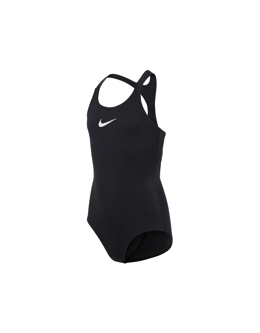 Essential Girl's Racerback One Piece-black, 2 of 1