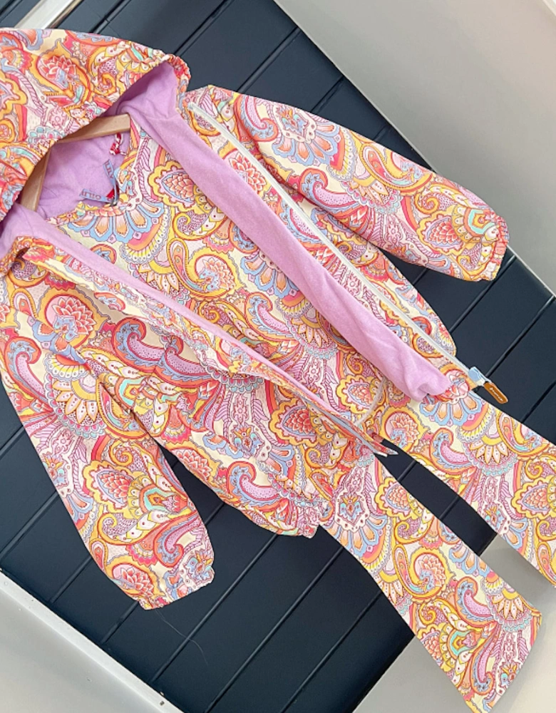 Lilac Paisley ‘Peace’ Leggings