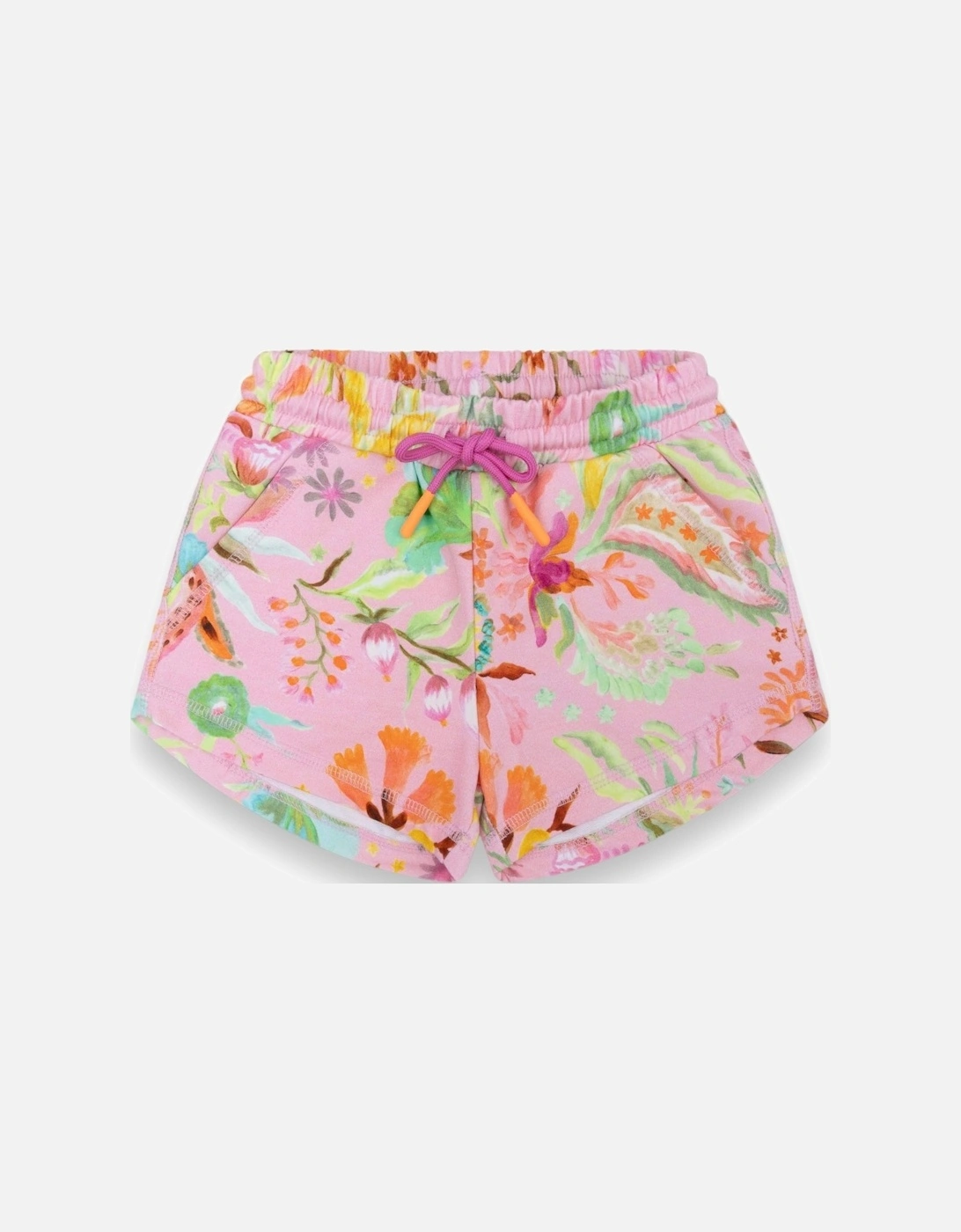 Pink Floral ‘Phase’ Sweat Shorts, 7 of 6