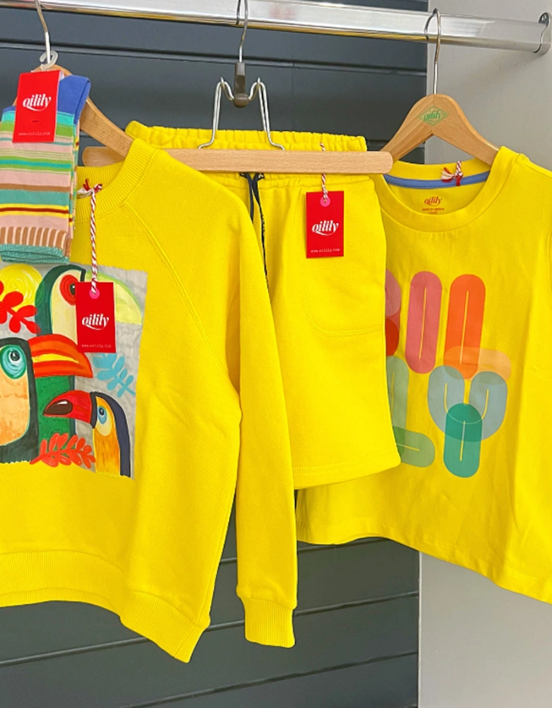 Yellow Multi ‘Hutt’ Sweatshirt