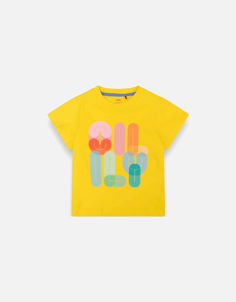 Yellow Multi ‘Tak’ T-Shirt
