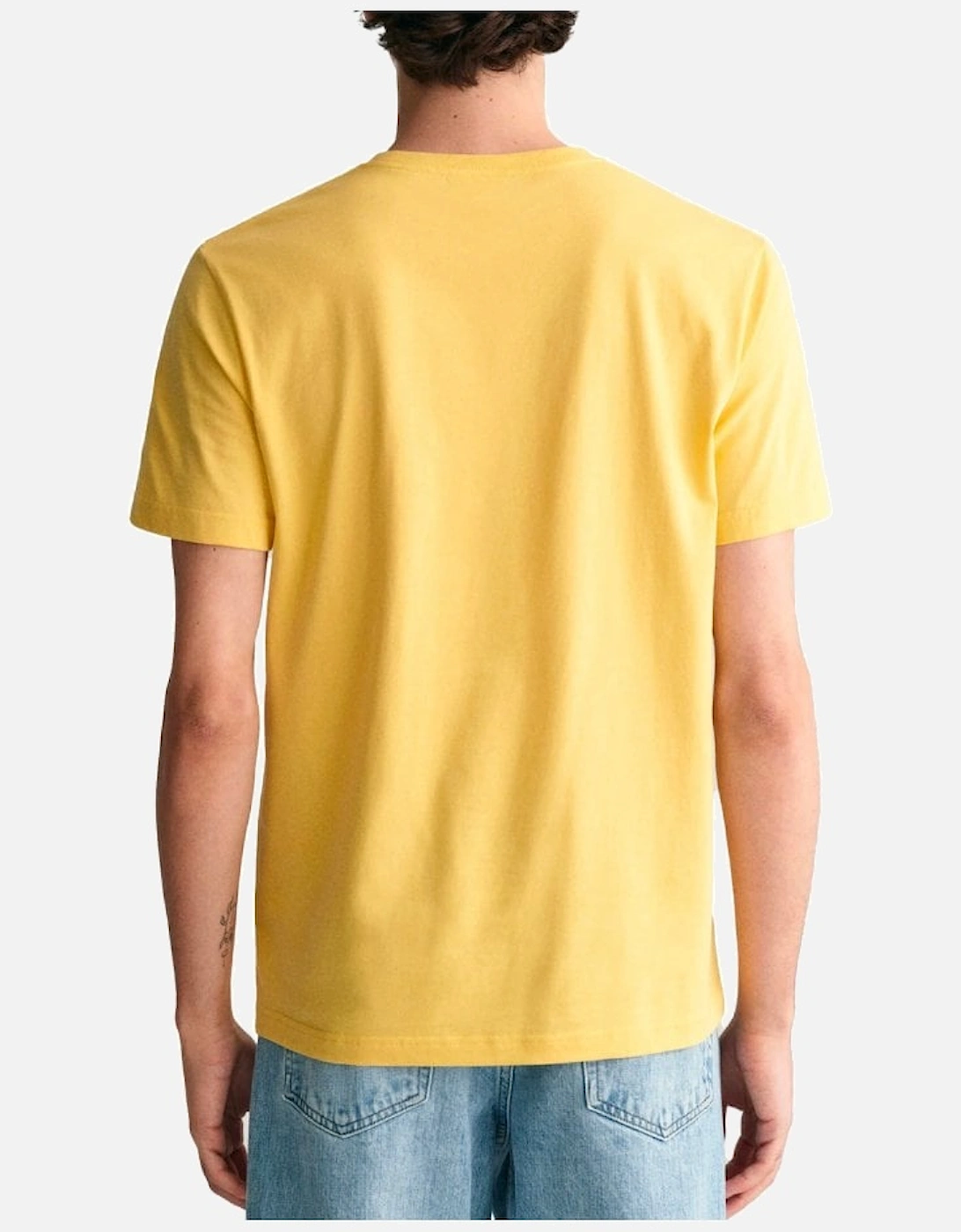 Regular Shield Short Sleeve T Shirt Dusty Yellow