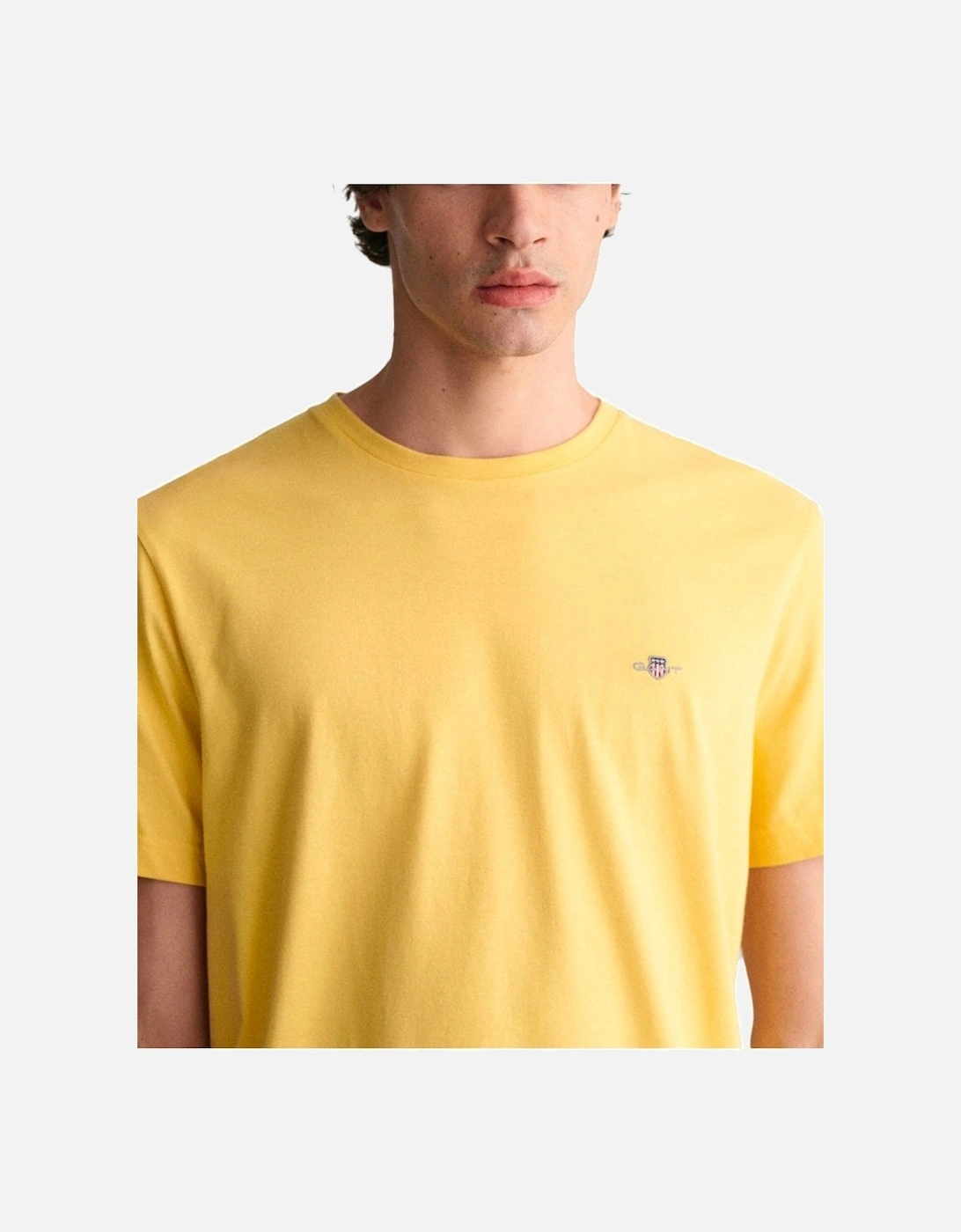 Regular Shield Short Sleeve T Shirt Dusty Yellow
