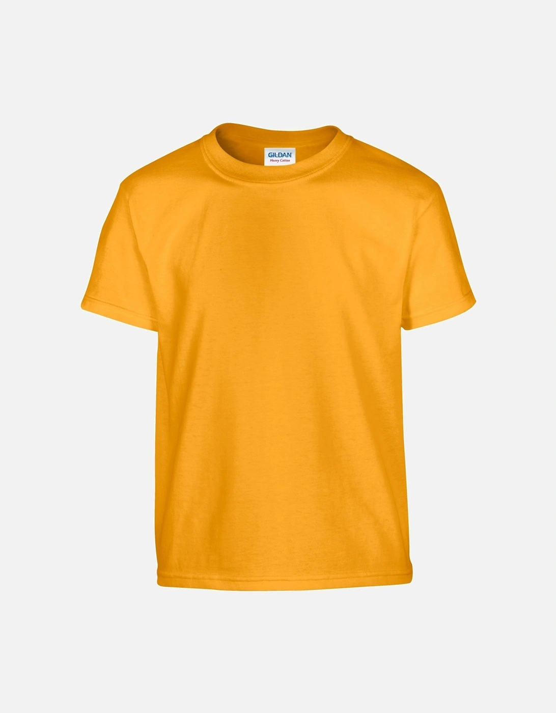 Childrens/Kids Plain Cotton Heavy T-Shirt, 4 of 3