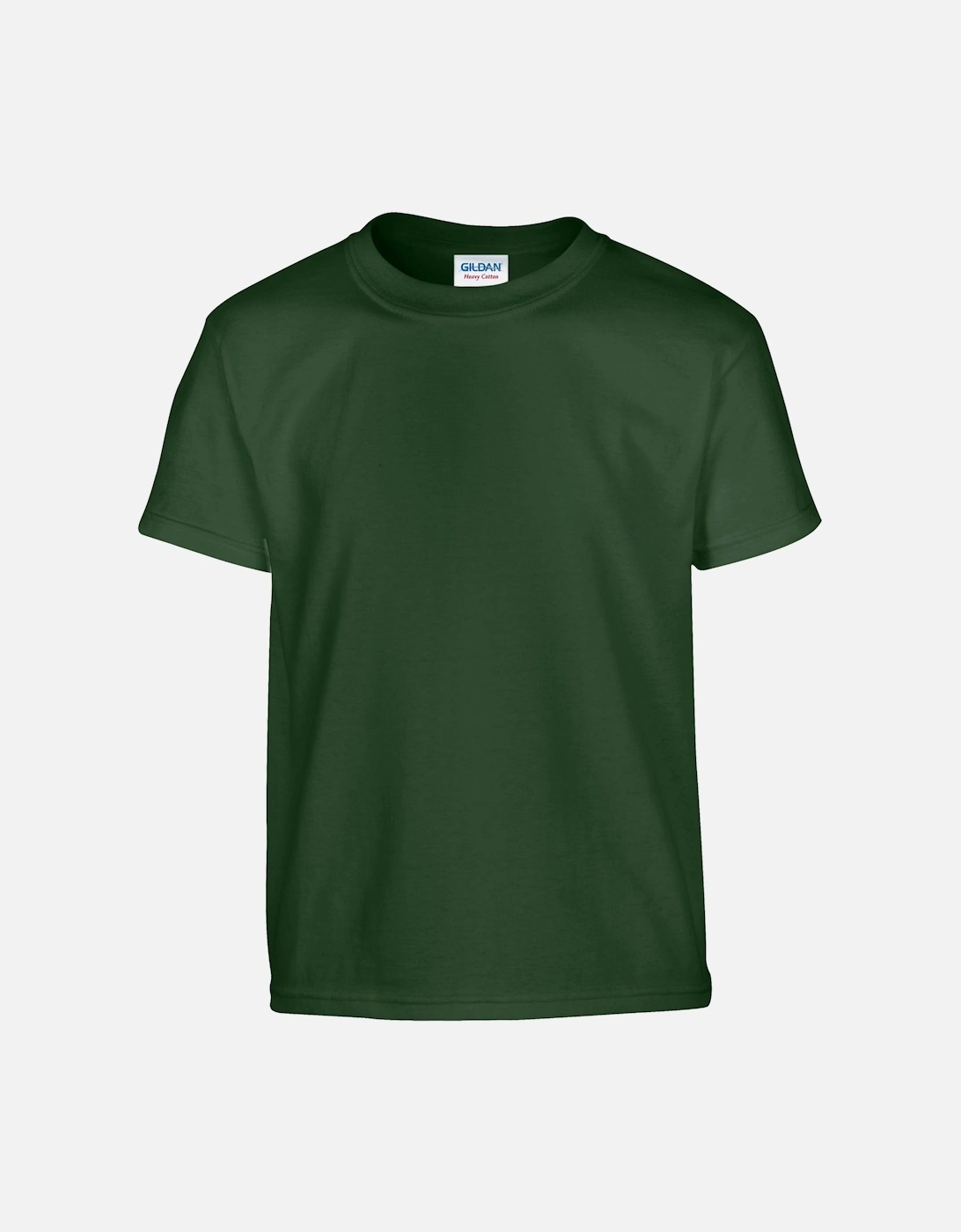 Childrens/Kids Plain Cotton Heavy T-Shirt, 4 of 3
