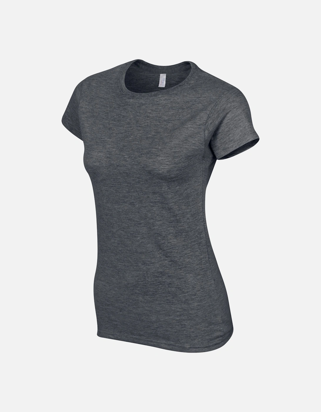 Womens/Ladies Softstyle Heather Ringspun Cotton Fitted T-Shirt